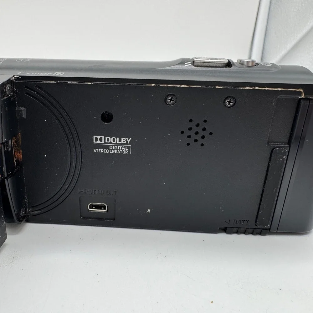 Sony Handycam HDR-CX230 HD Camcorder Black Carl Zeiss 32x Zoom FOR PARTS